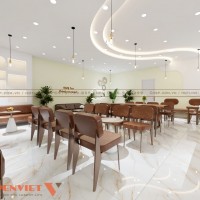 Phương án thiết kế quán trà sữa anh Hiệp tại Bắc Giang